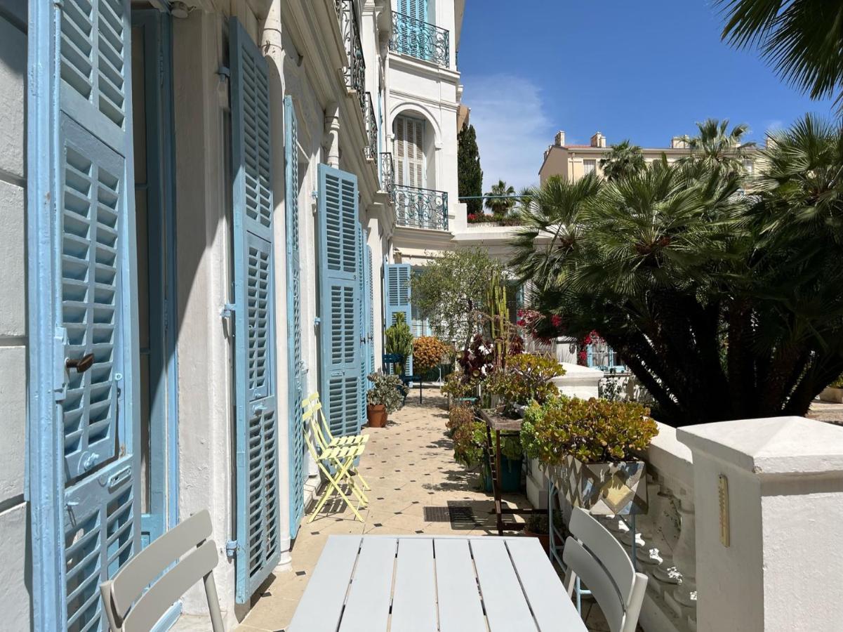 Beautiful Garden Apartment Steps From The Beach Menton Bagian luar foto
