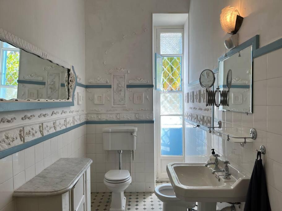 Beautiful Garden Apartment Steps From The Beach Menton Bagian luar foto